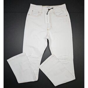 We Wore What Women's White Stretch Twill Distressed Jeans Size 27 - NWT